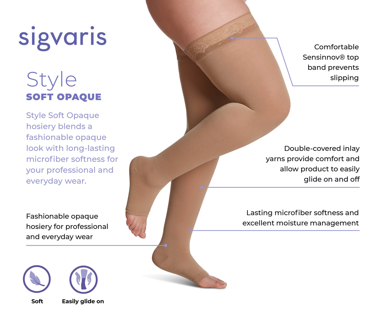 Style Soft Opaque Thigh